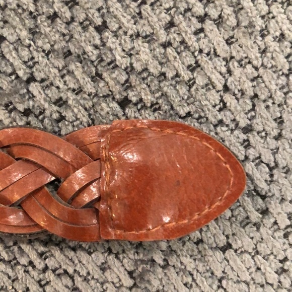 Brown braided belt.  Size 6-8 - Picture 4 of 4